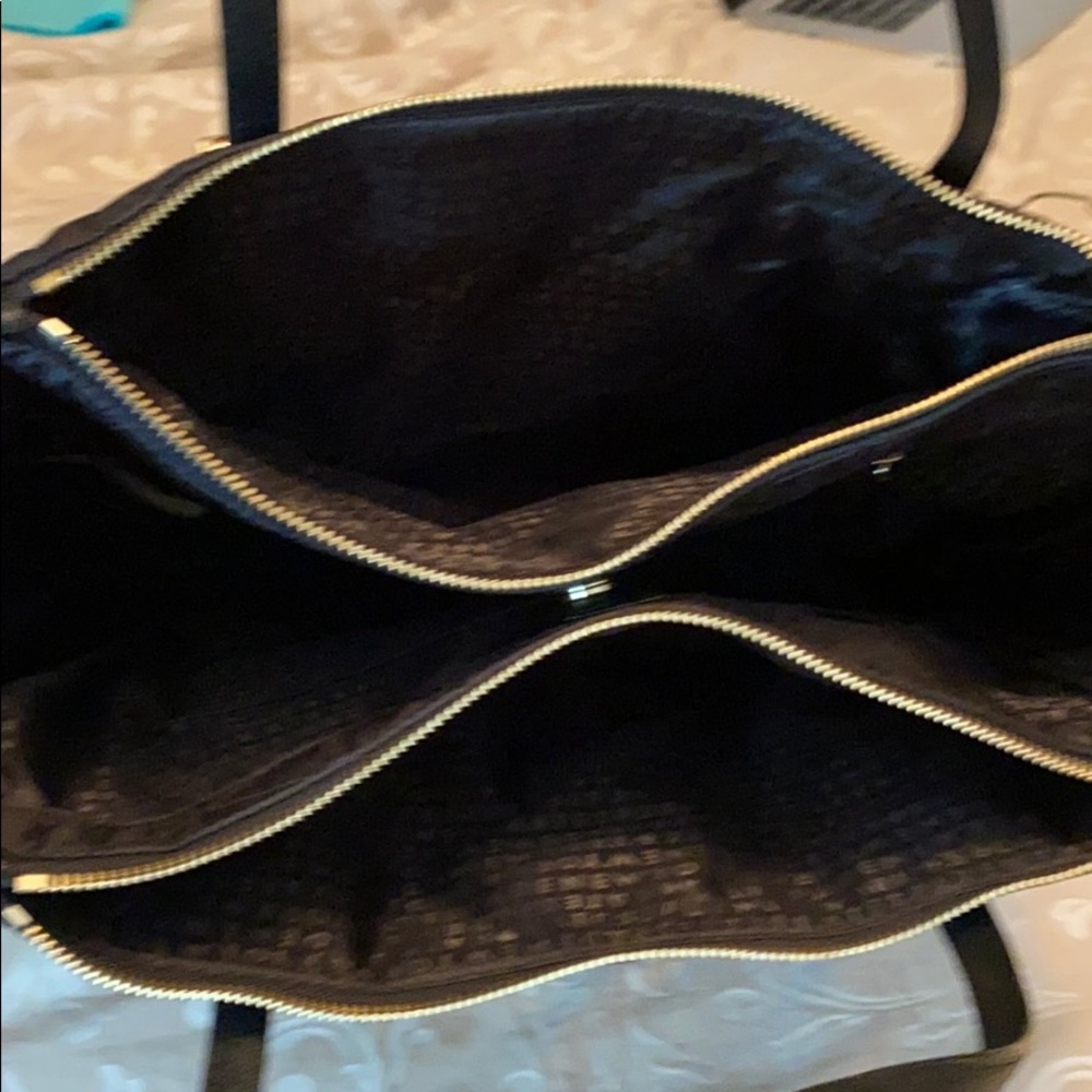 Kate Spade Double Zippered Quilted Tote - Picture 5 of 7